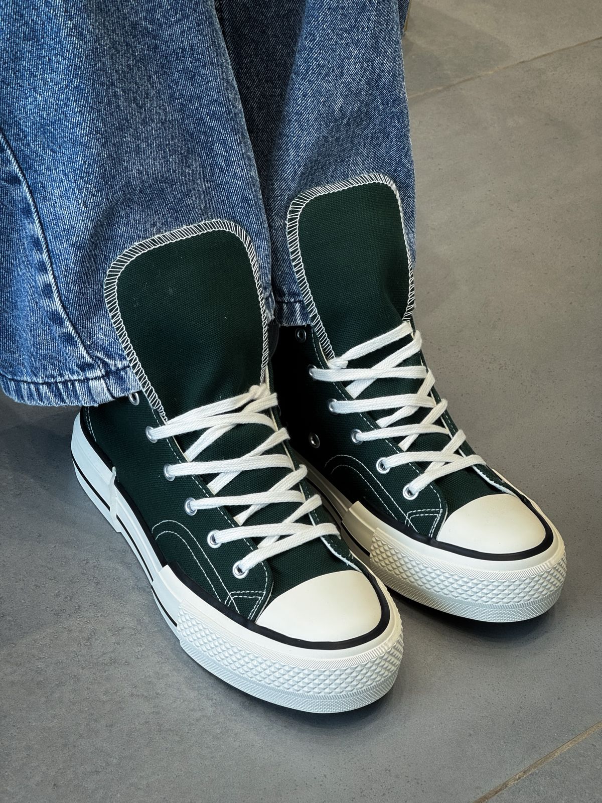 High-Top Canvas Sneaker